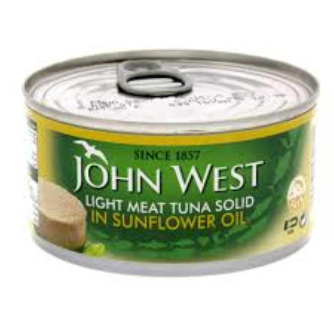 JOHN WEST TUNA SOLID N S/F OIL 170g